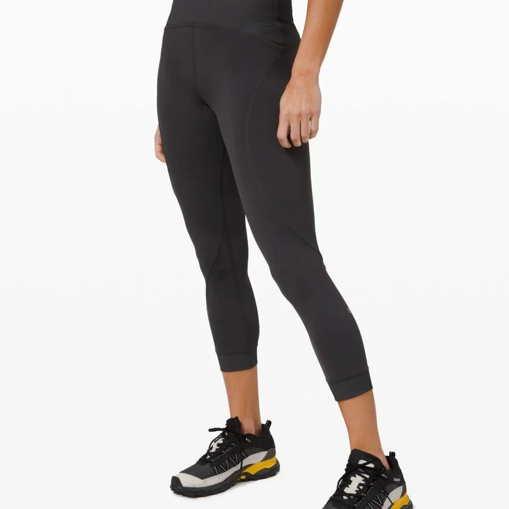 Lululemon Train Free High-Rise Crop 23" - Graphite Grey - Size 6 - Picture 2 of 7